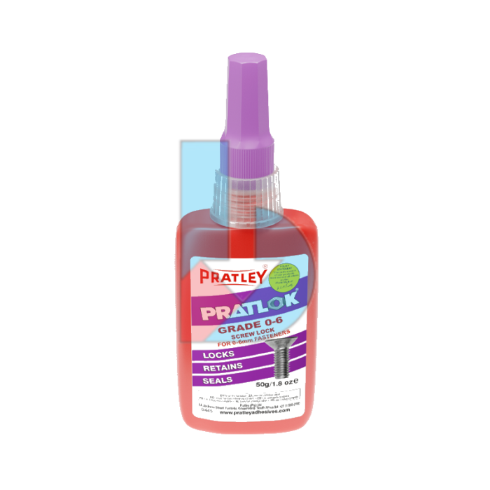 Pratlok Threadlocker Grade 0-6 - PRALOK50G0006