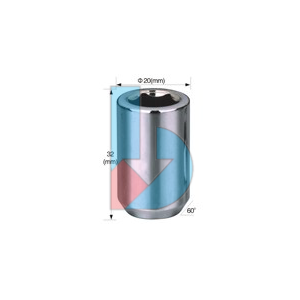tuner lug nut short
